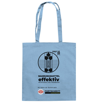 DDR Ostalgie Baumwolltasche • FORTSCHRITT LANDMASCHINEN - MESSE LEIPZIG 1987