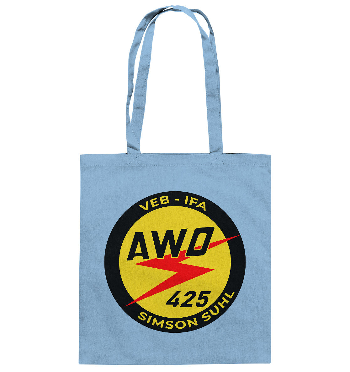 DDR Ostalgie Baumwolltasche • VEB IFA - AWO SIMSON SUHL