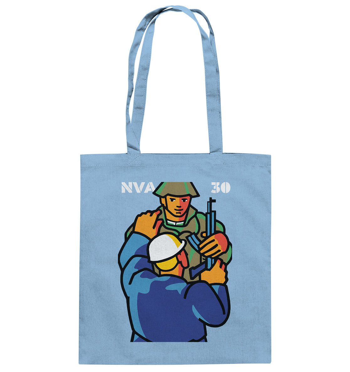 DDR Ostalgie Baumwolltasche • 30 JAHRE NVA