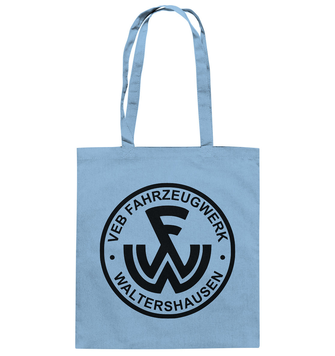 DDR Ostalgie Baumwolltasche • VEB FAHRZEUGWERK WALTERSHAUSEN - hell
