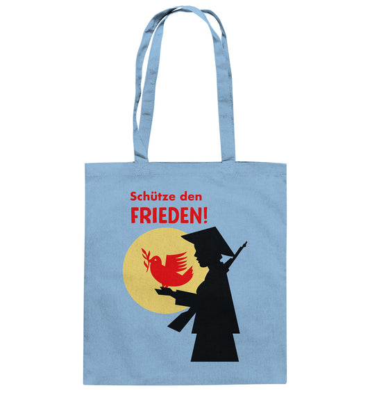 DDR Ostalgie Baumwolltasche • SCHÜTZE DEN FRIEDEN! SOLIDARITÄT MIT VIETNAM