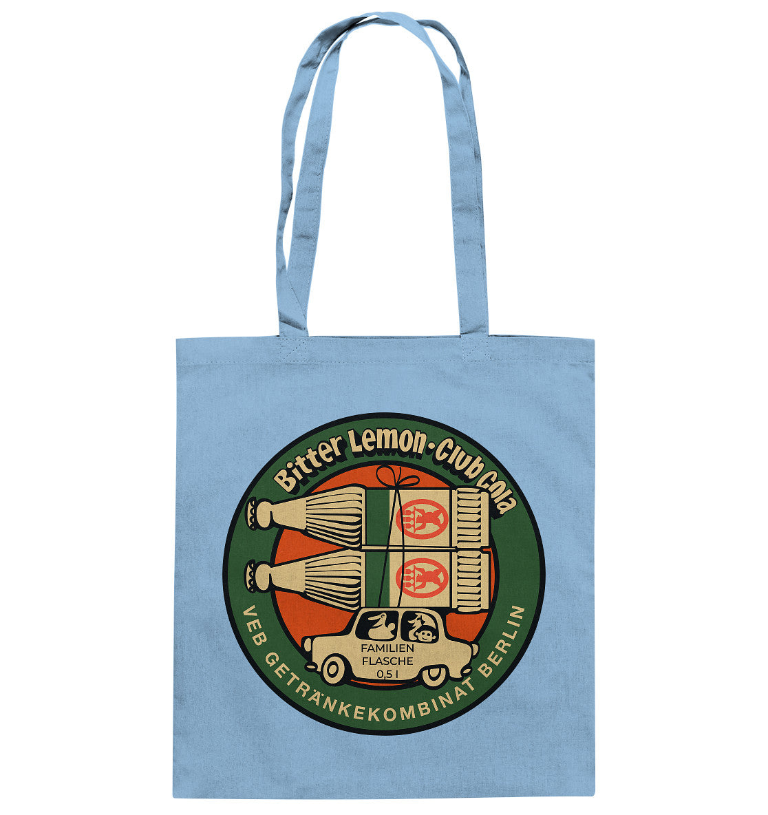 DDR Ostalgie Baumwolltasche • BITTER LEMON CLUB COLA