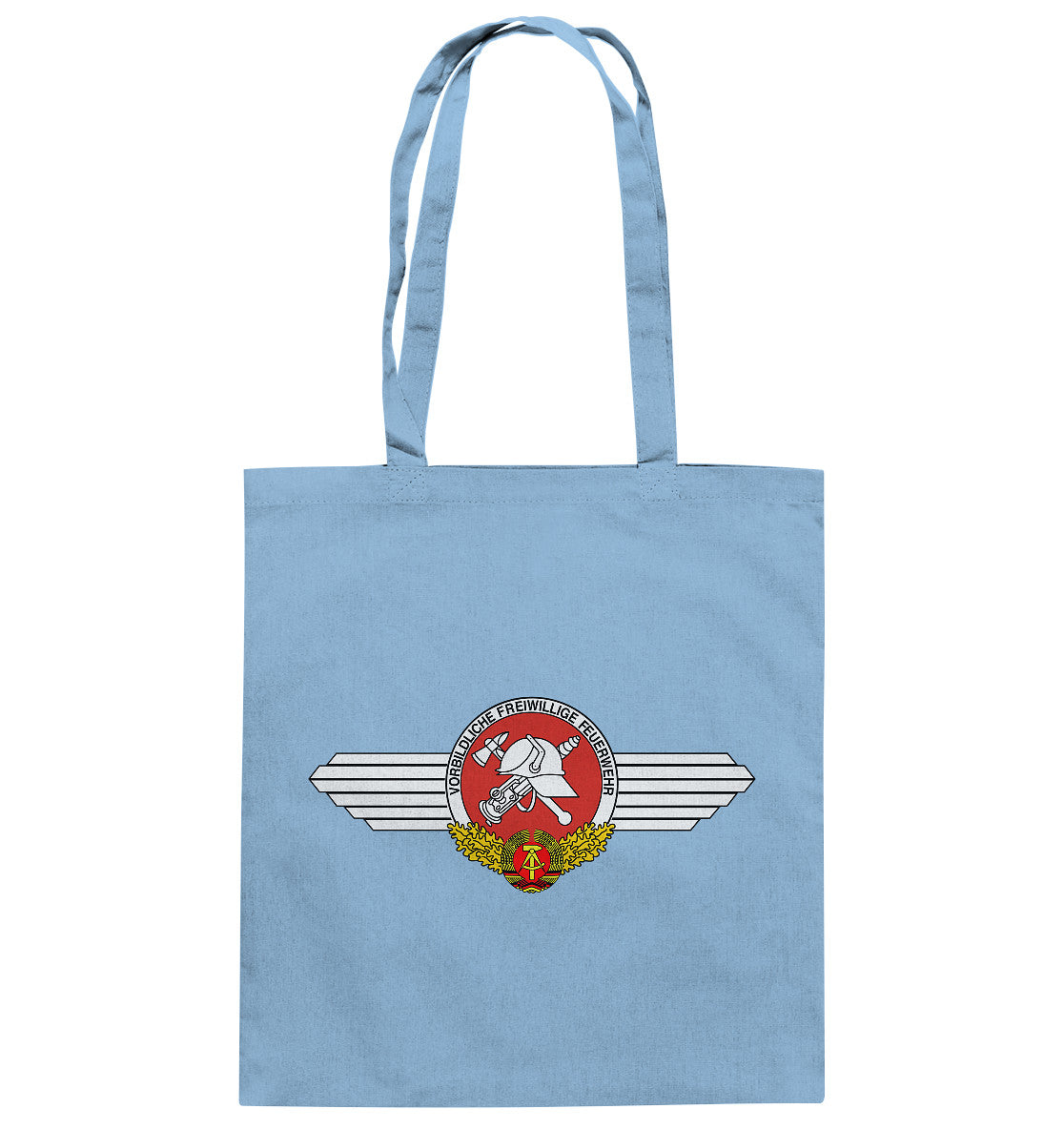 DDR Ostalgie Baumwolltasche • VORBILDLICHE FREIWILLIGE FEUERWEHR DER DDR