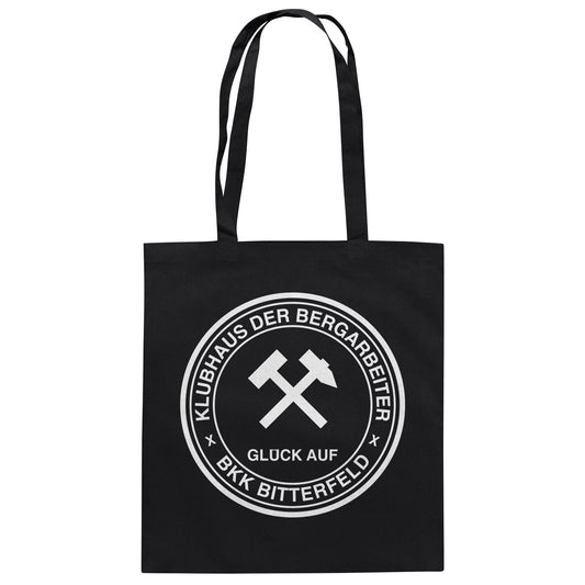 DDR Ostalgie Baumwolltasche • KLUBHAUS DER BERGARBEITER BITTERFELD