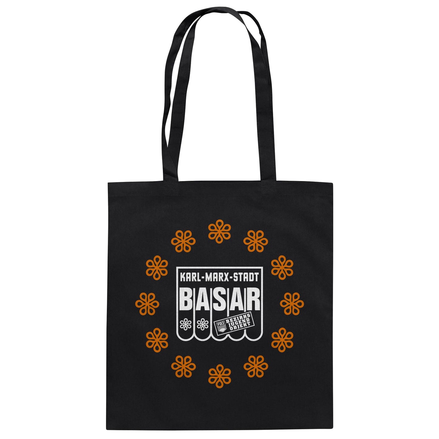 DDR Ostalgie Baumwolltasche • BASAR KARL MARX STADT - FDJ JUGENDOBJEKT