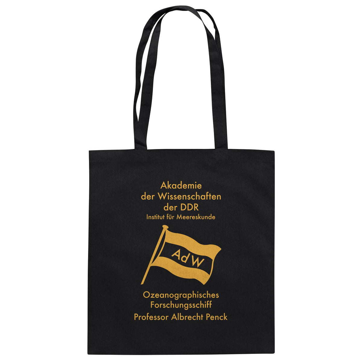 DDR Ostalgie Baumwolltasche • OZEONOGRAPHISCHES FORSCHUNGSSCHIFF ALBRECHT PENCK