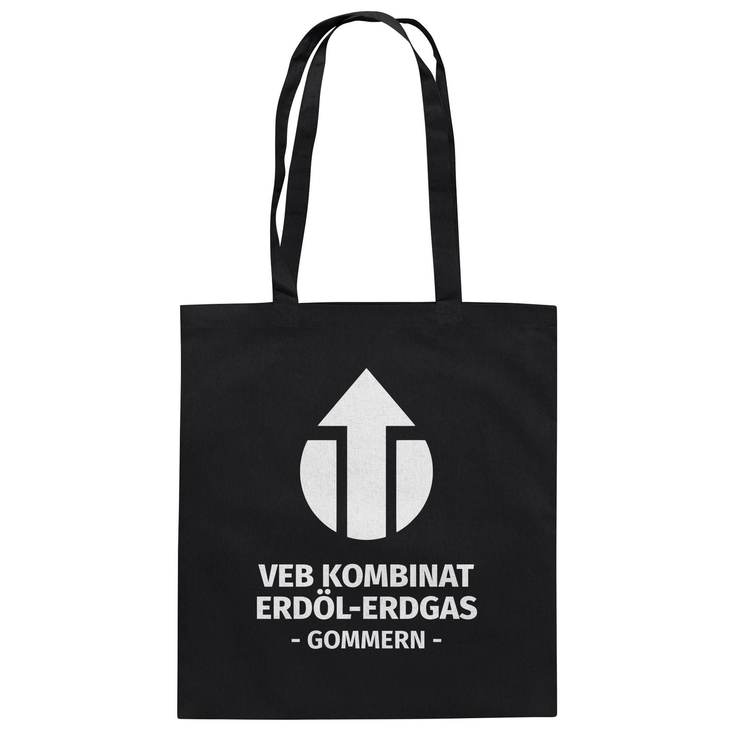 DDR Ostalgie Baumwolltasche • VEB KOMBINAT ERDÖL-ERDGAS GOMMERN