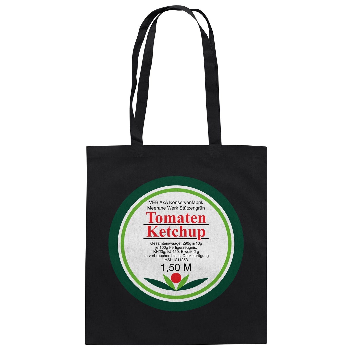 DDR Ostalgie Baumwolltasche • VEB AXA KONSERVEN MEERANE - TOMATEN-KETCHUP