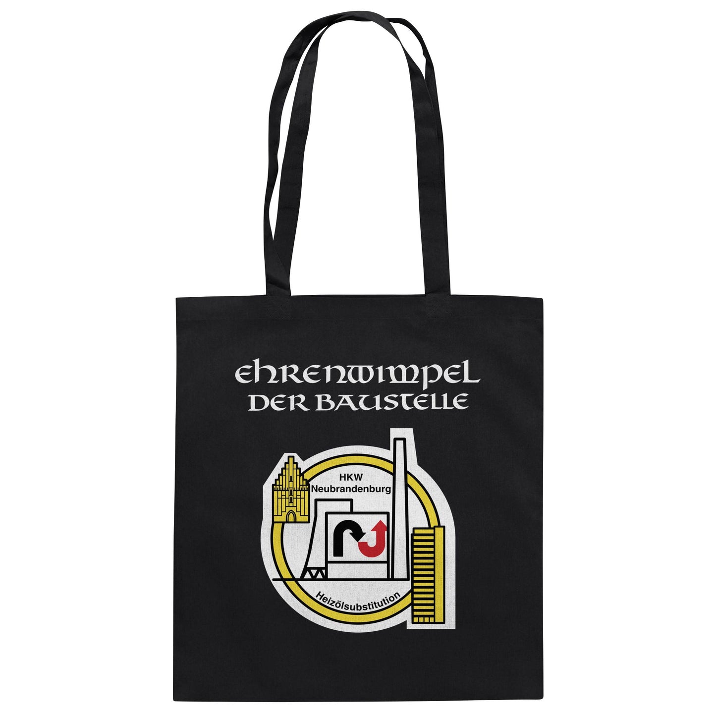 DDR Ostalgie Baumwolltasche • EHRENWIMPEL HKW NEUBRANDENBURG