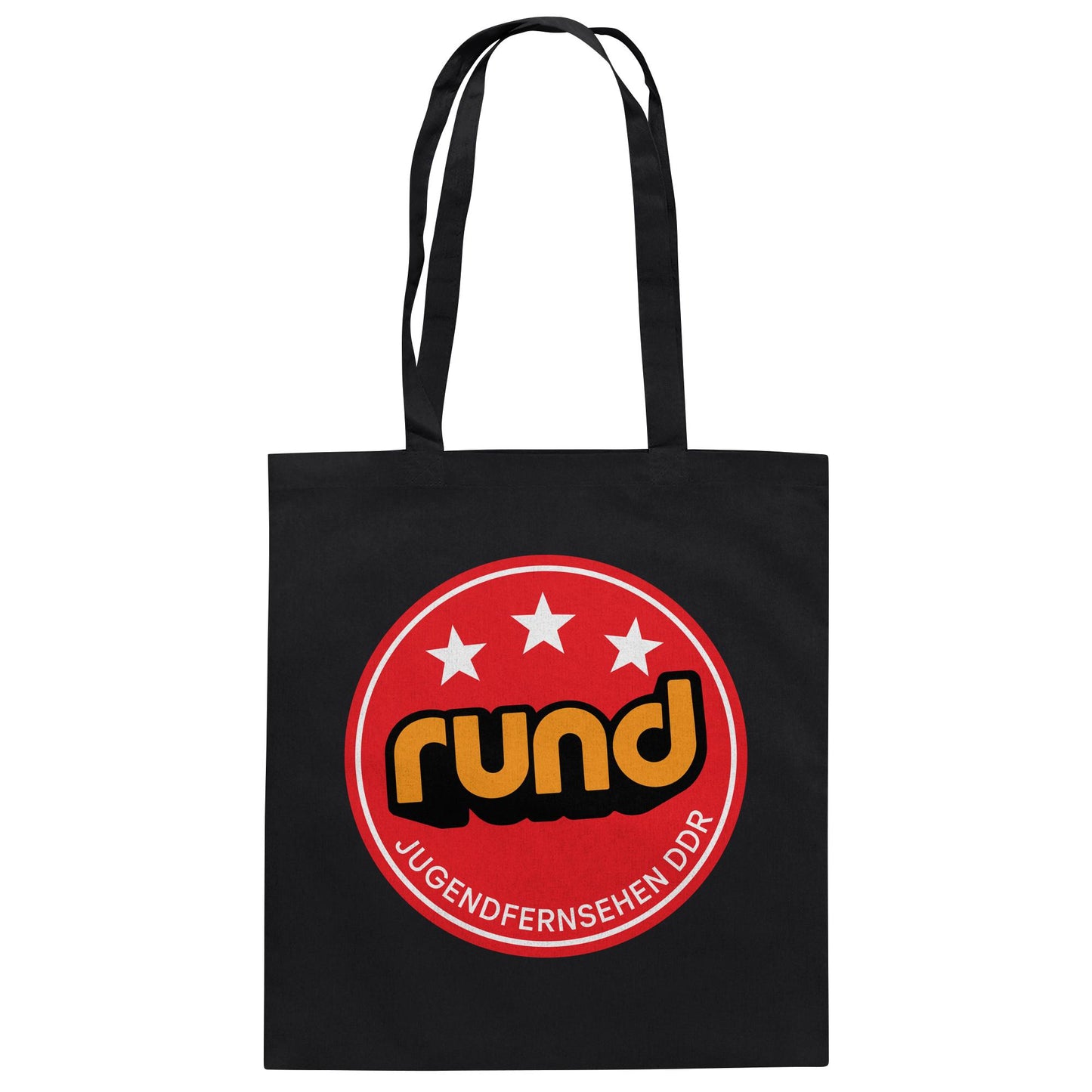 DDR Ostalgie Baumwolltasche • RUND - JUGENDFERNSEHEN DDR