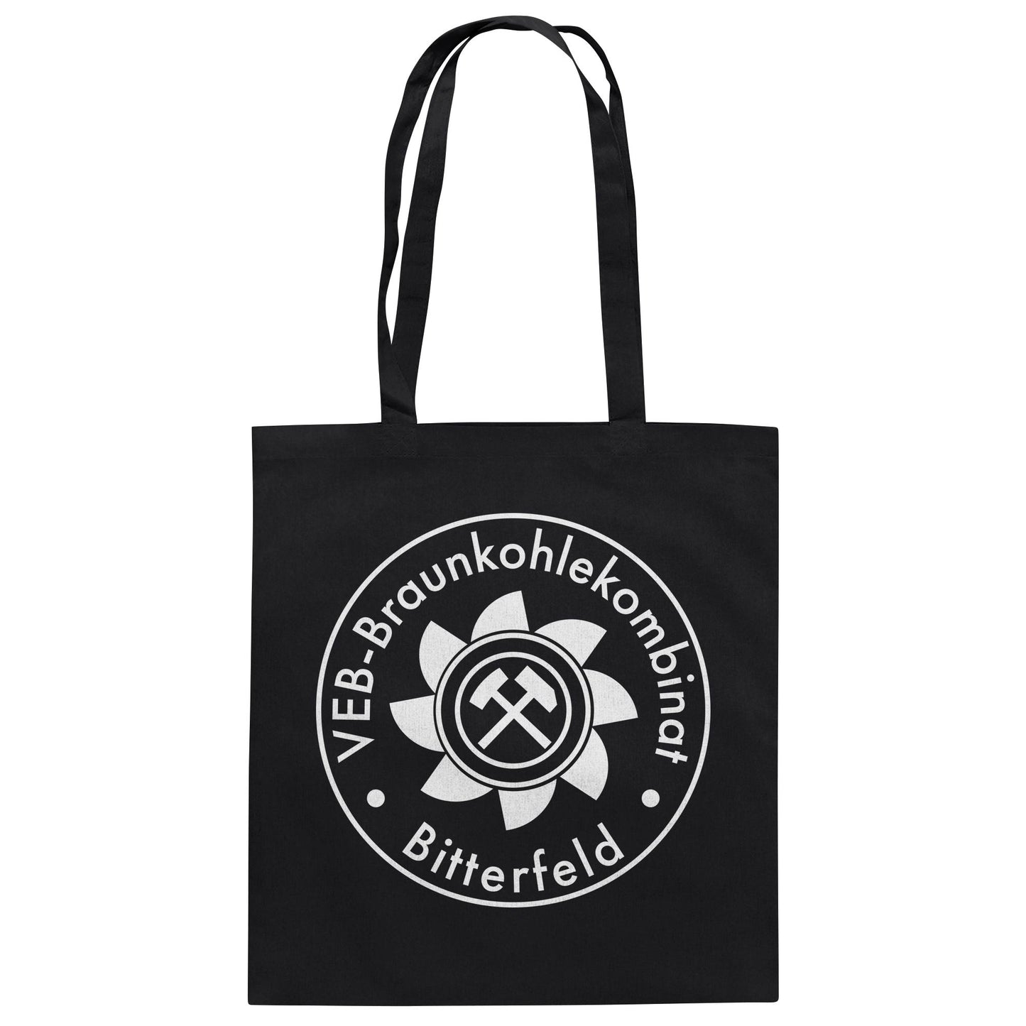 DDR Ostalgie Baumwolltasche • VEB BRAUNKOHLEKOMBINAT BITTERFELD
