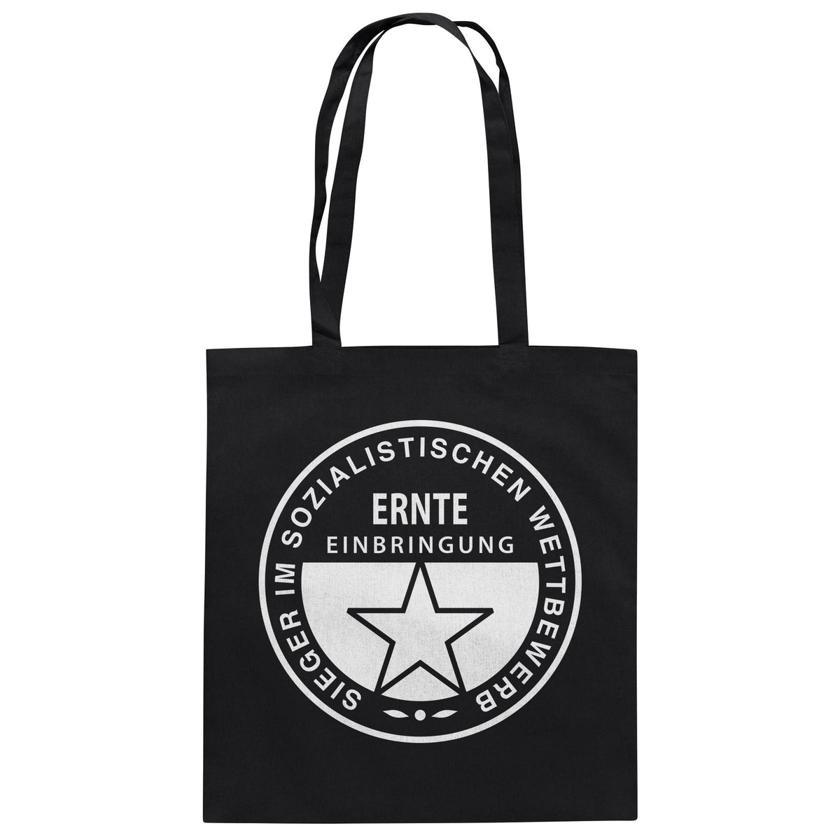 DDR Ostalgie Baumwolltasche • ERNTE-EINBRINGUNG - SIEGER (ORIGINAL-MEDAILLE)