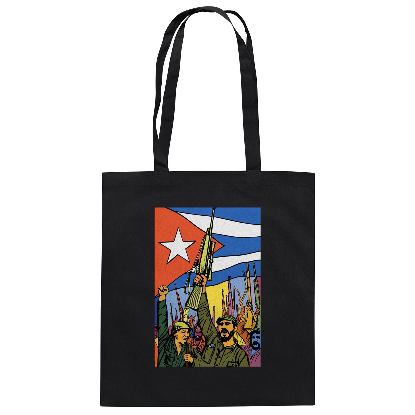 DDR Ostalgie Baumwolltasche • KUBANISCHE REVOLUTION (ORIGINAL POSTER)