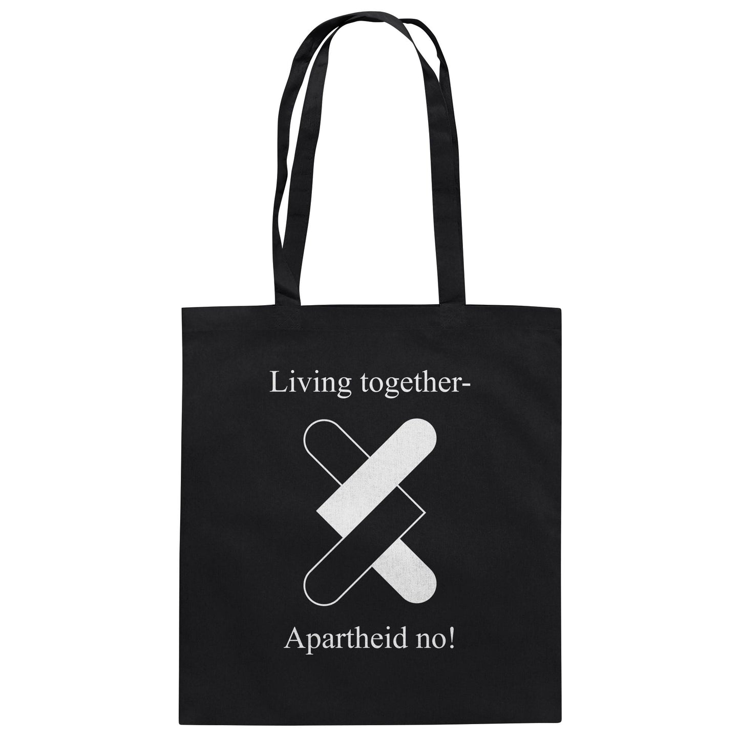 DDR Ostalgie Baumwolltasche • APARTHEID NO! (ORIGINAL POSTER)