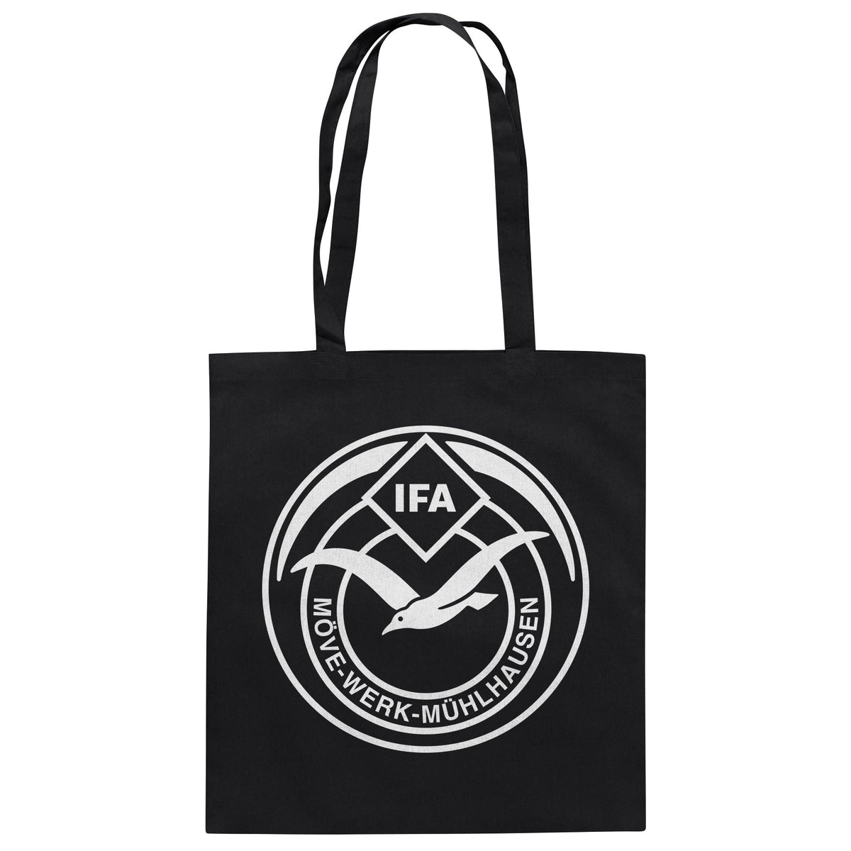 DDR Ostalgie Baumwolltasche • IFA MÖVE-WERK MÜHLHAUSEN