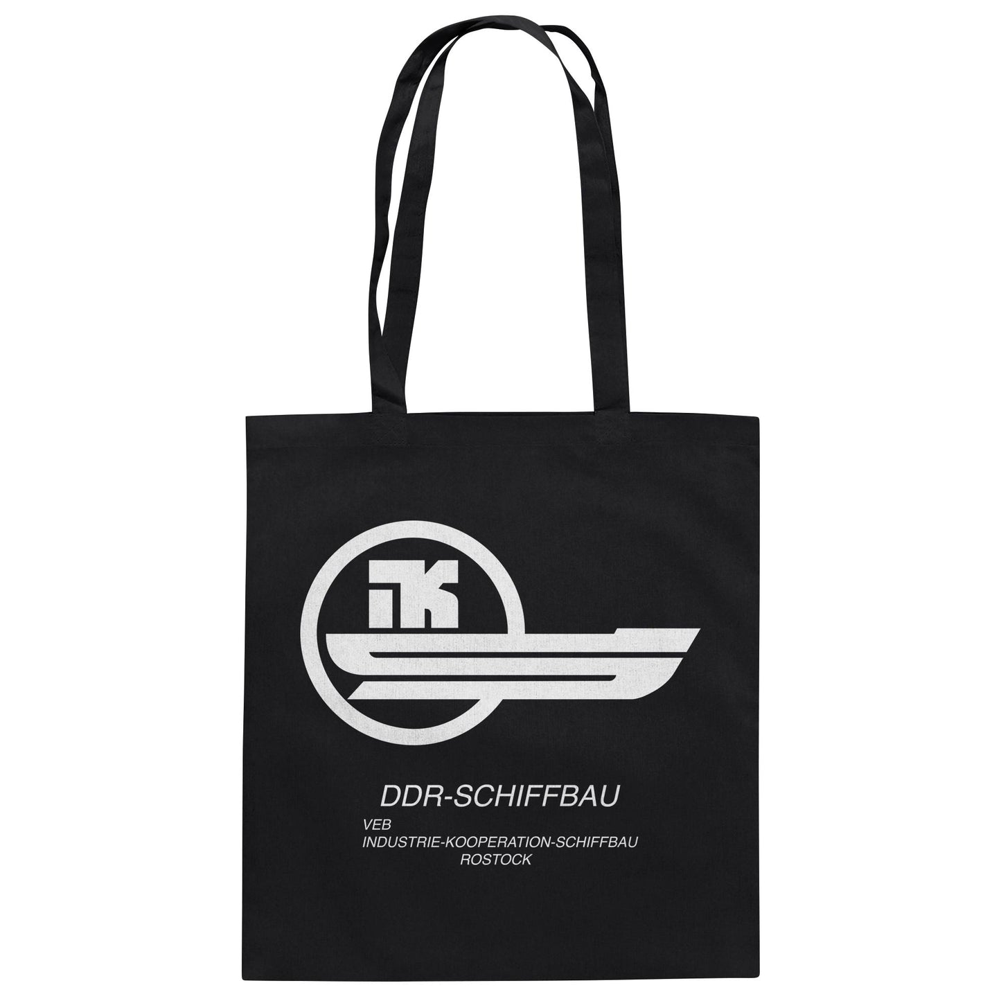 DDR Ostalgie Baumwolltasche • VEB INDUSTRIE-KOOPERATION SCHIFFBAU ROSTOCK