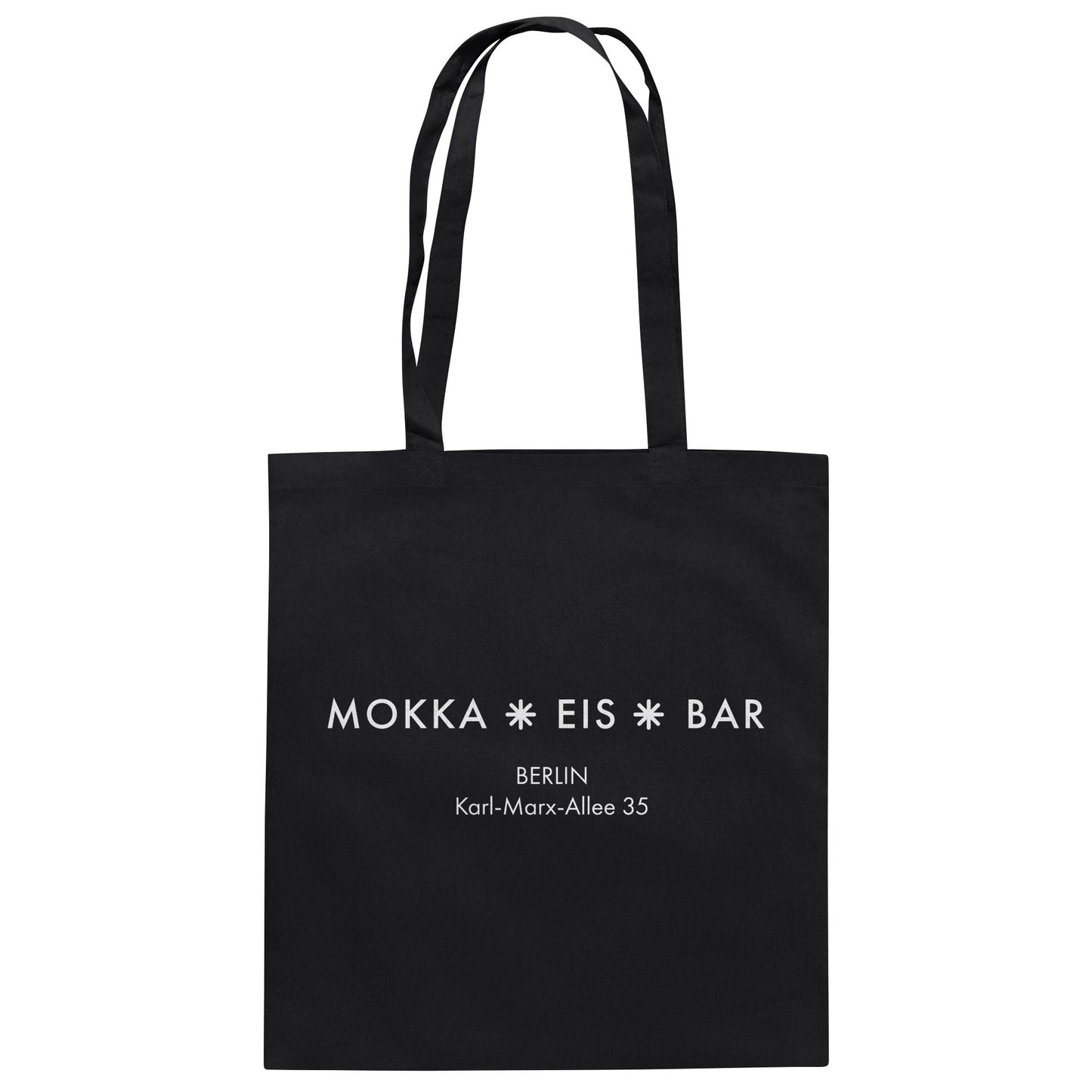 DDR Ostalgie Baumwolltasche • MOKKA EIS BAR BERLIN (ORIGINAL SEITENLOGO)