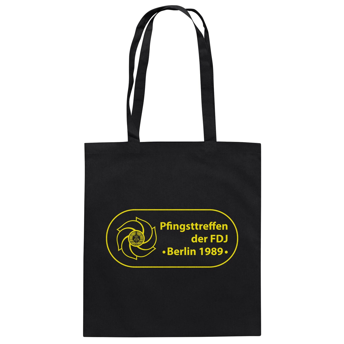 DDR Ostalgie Baumwolltasche • PFINGSTTREFFEN DER FDJ, BERLIN 1989