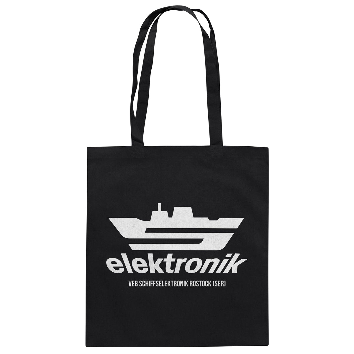 DDR Ostalgie Baumwolltasche • VEB SCHIFFSELEKTRONIK ROSTOCK