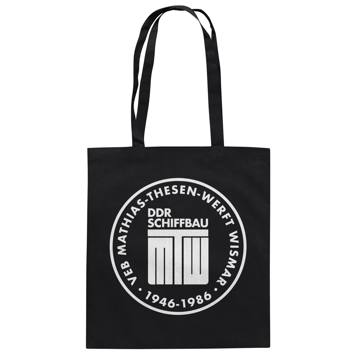 DDR Ostalgie Baumwolltasche • MATHIAS-THESEN-WERFT WISMAR