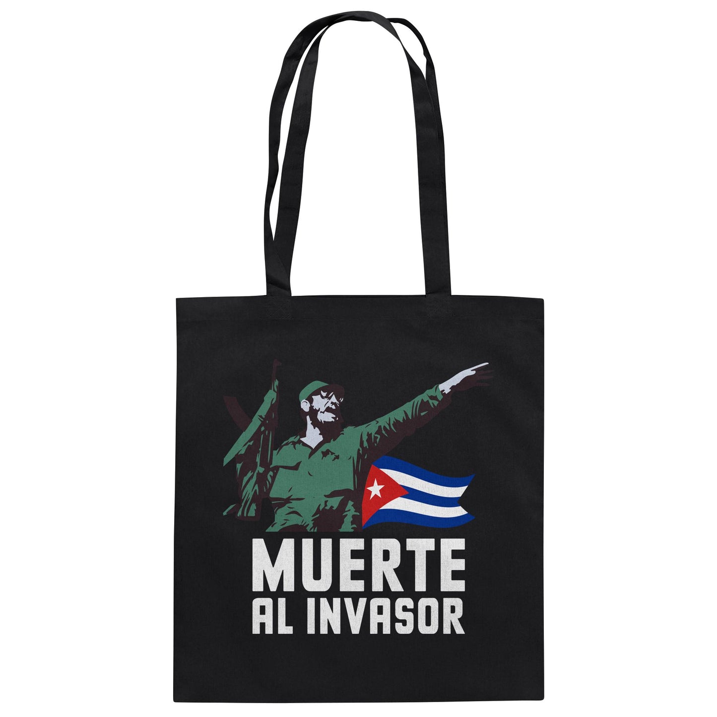 DDR Ostalgie Baumwolltasche • KUBA - MUERTE AL INVASOR