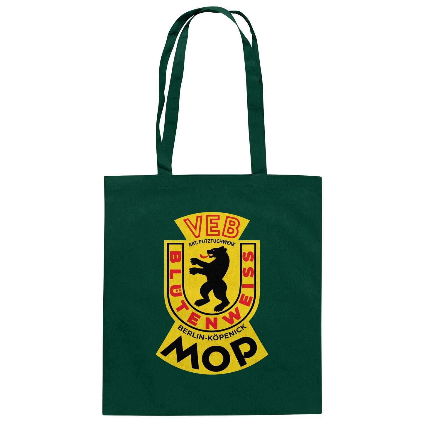 DDR Ostalgie Baumwolltasche • VEB PUTZTUCHWERK BERLIN-KÖPENICK