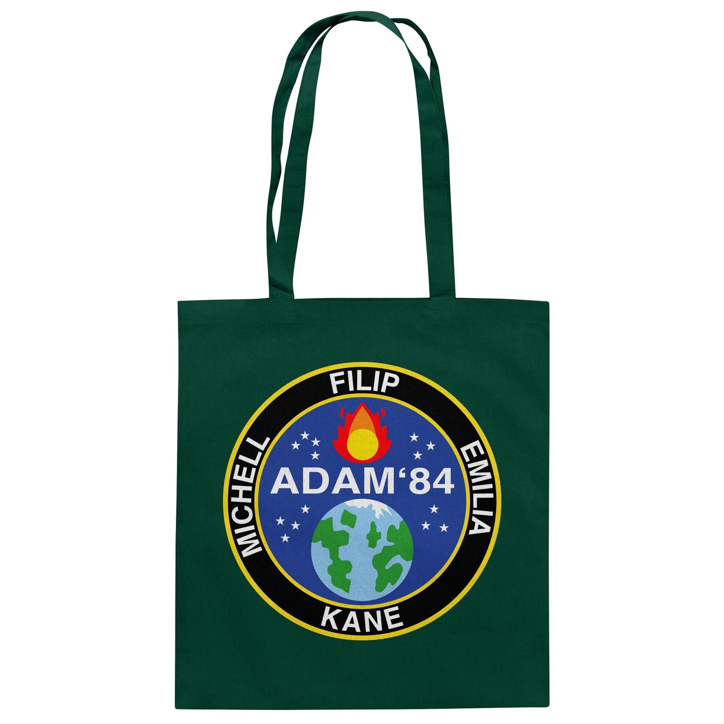 DDR Ostalgie Baumwolltasche • PROJEKT ADAM 84, DIE BESUCHER