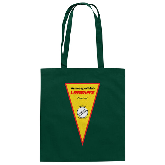 DDR Ostalgie Baumwolltasche • ARMEESPORTKLUB VORWÄRTS OBERHOF - RENNSCHLITTEN