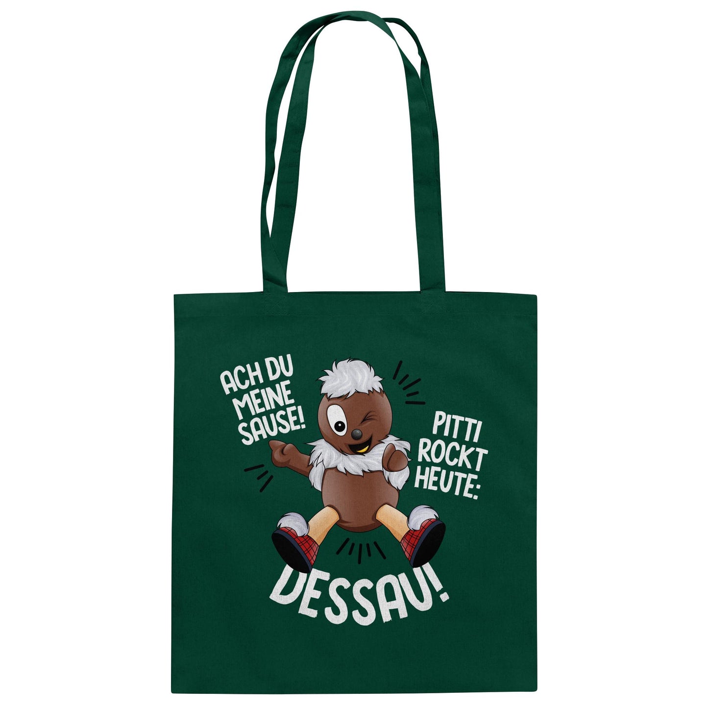 Pitti Stadt Nicki (Baumwolltasche) • PITTI ROCKT HEUTE DESSAU!