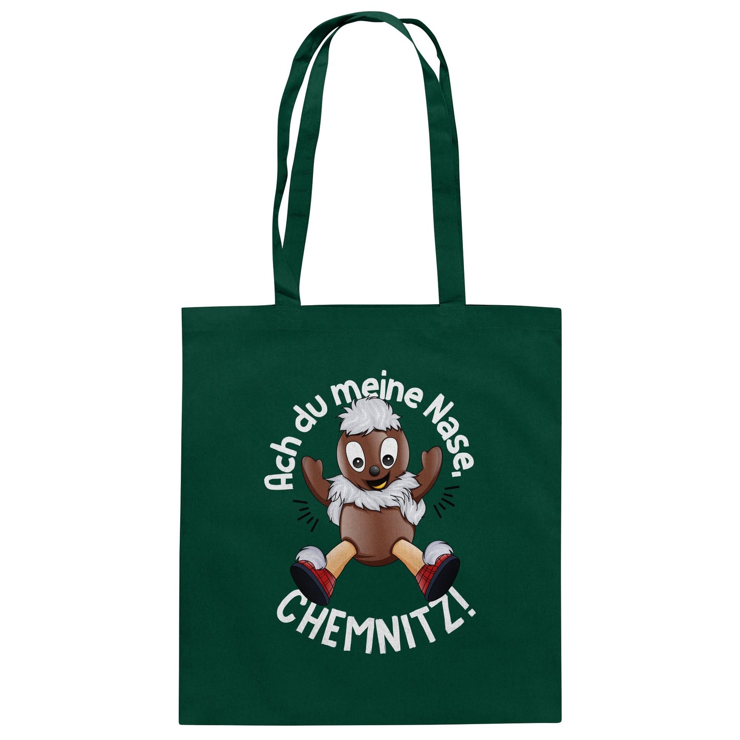 Pitti Stadt Nicki (Baumwolltasche) • ACH DU MEINE NASE CHEMNITZ!