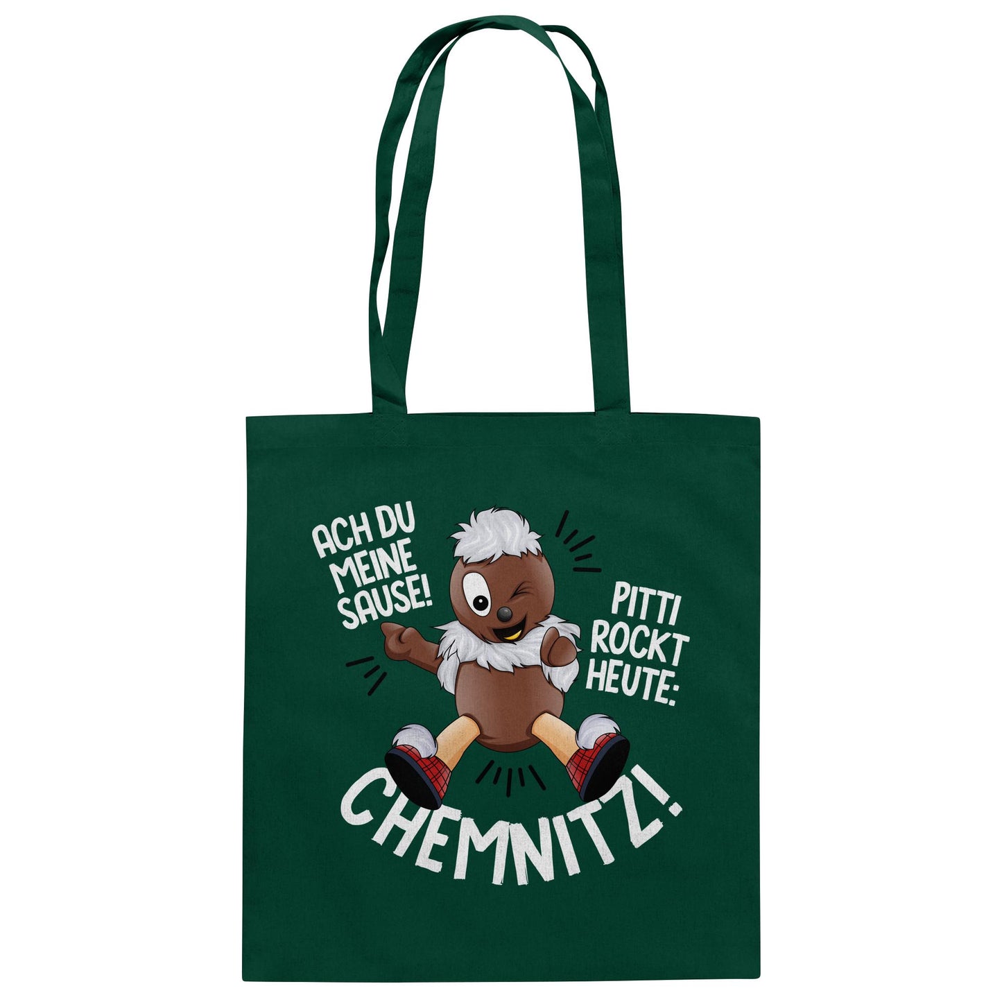 Pitti Stadt Nicki (Baumwolltasche) • PITTI ROCKT HEUTE CHEMNITZ!