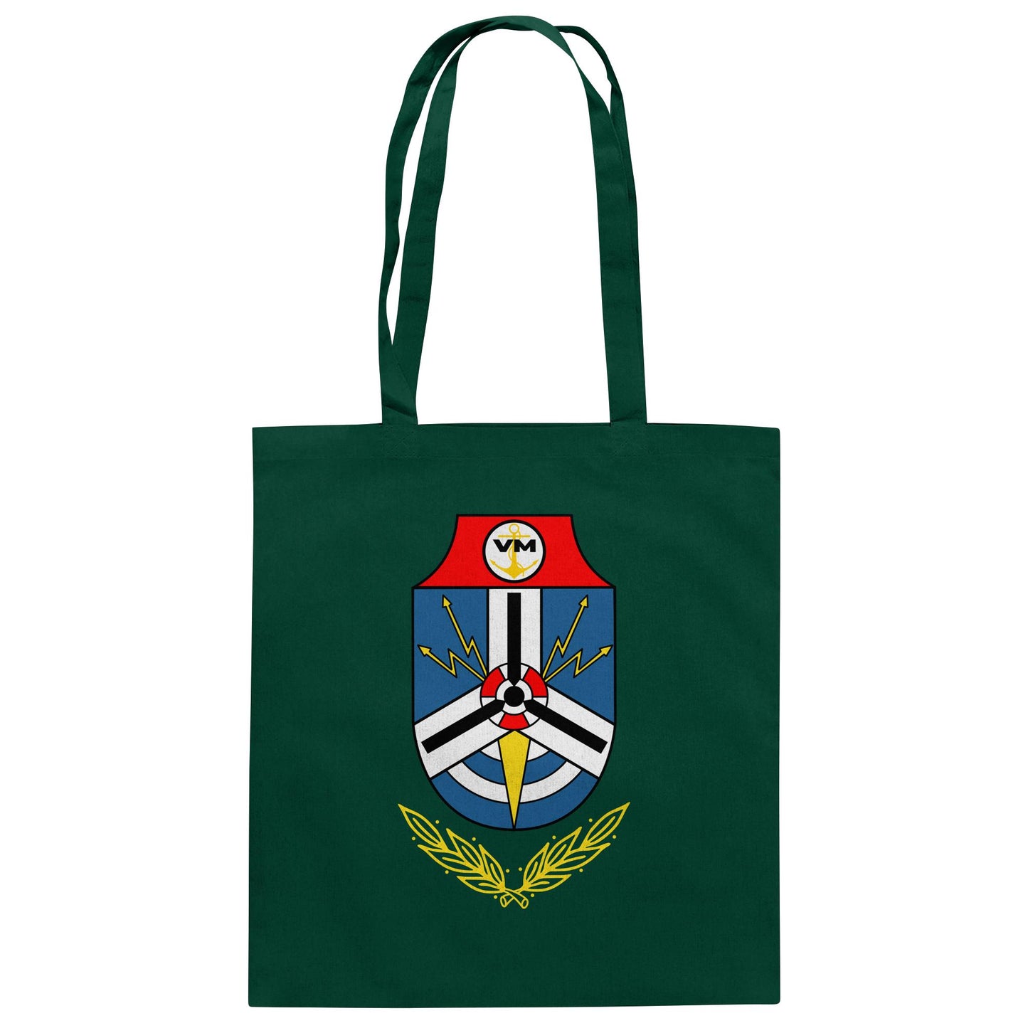 DDR Ostalgie Baumwolltasche • NVA EMBLEM - MARINEGESCHWADER 18 - KURT BARTHEL