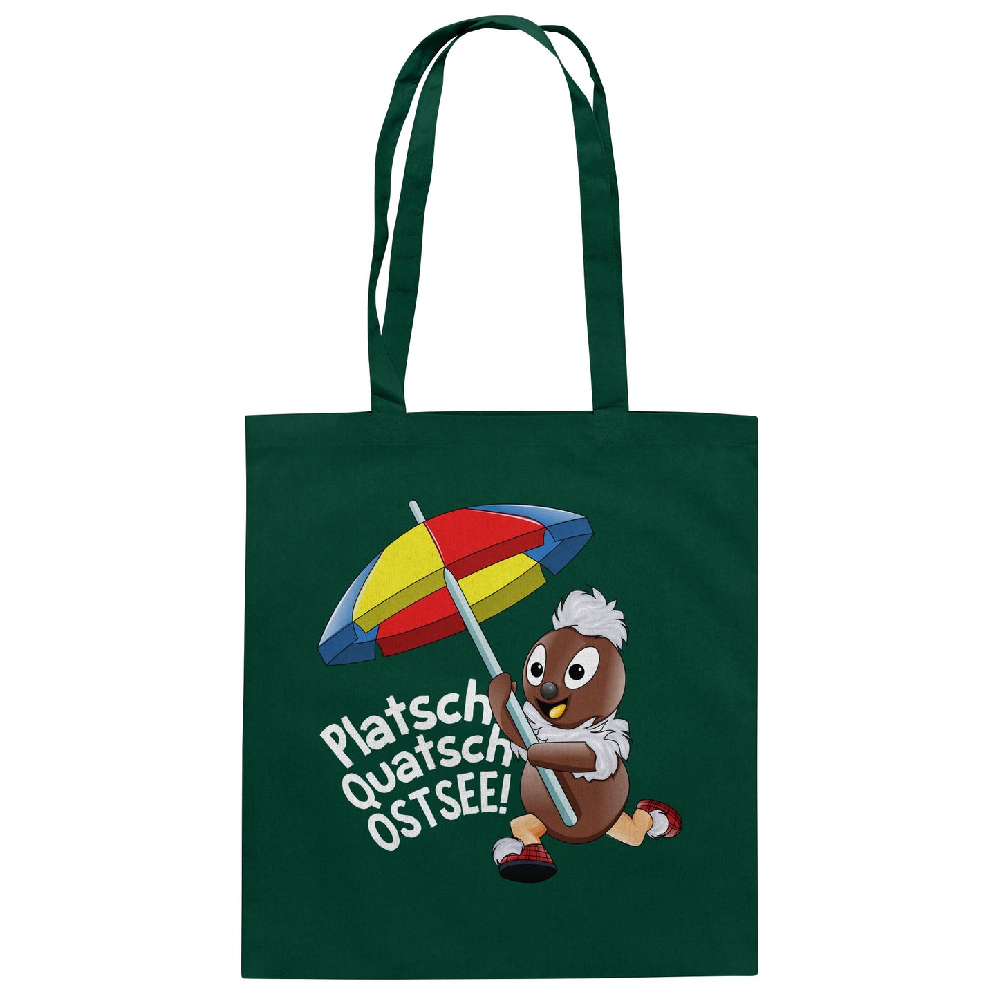 Pitti Stadt Nicki (Baumwolltasche) • PLATSCH QUATSCH OSTSEE!