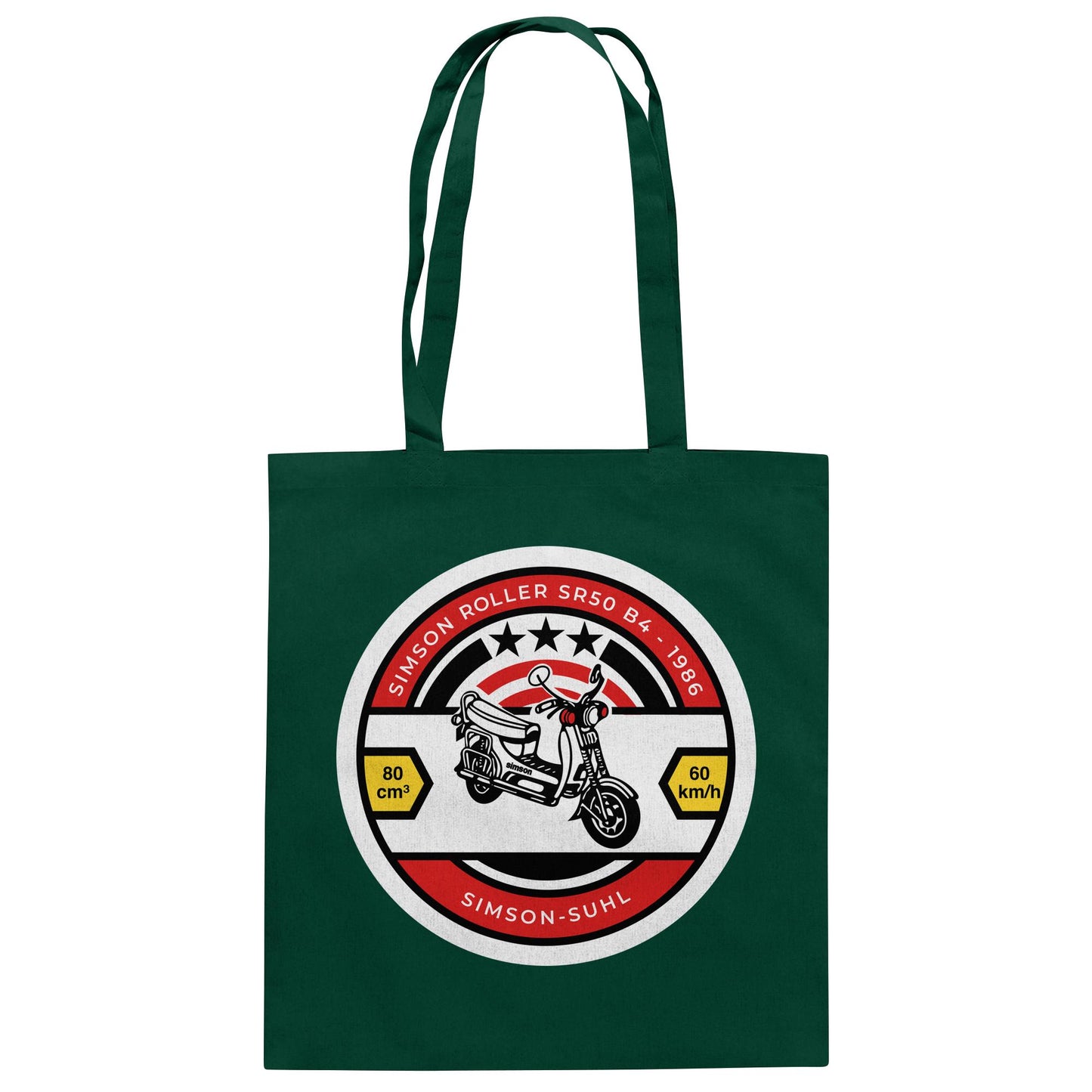 DDR Ostalgie Baumwolltasche • SIMSON SR50 - ORIGINAL BIERDECKEL