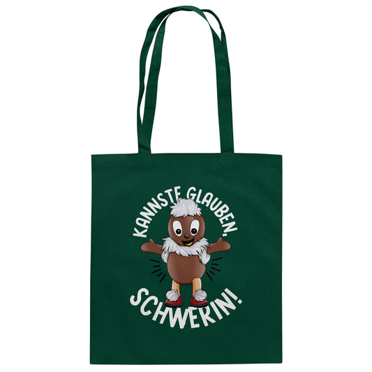 Pitti Stadt Nicki (Baumwolltasche) • KANNSTE GLAUBEN, SCHWERIN!