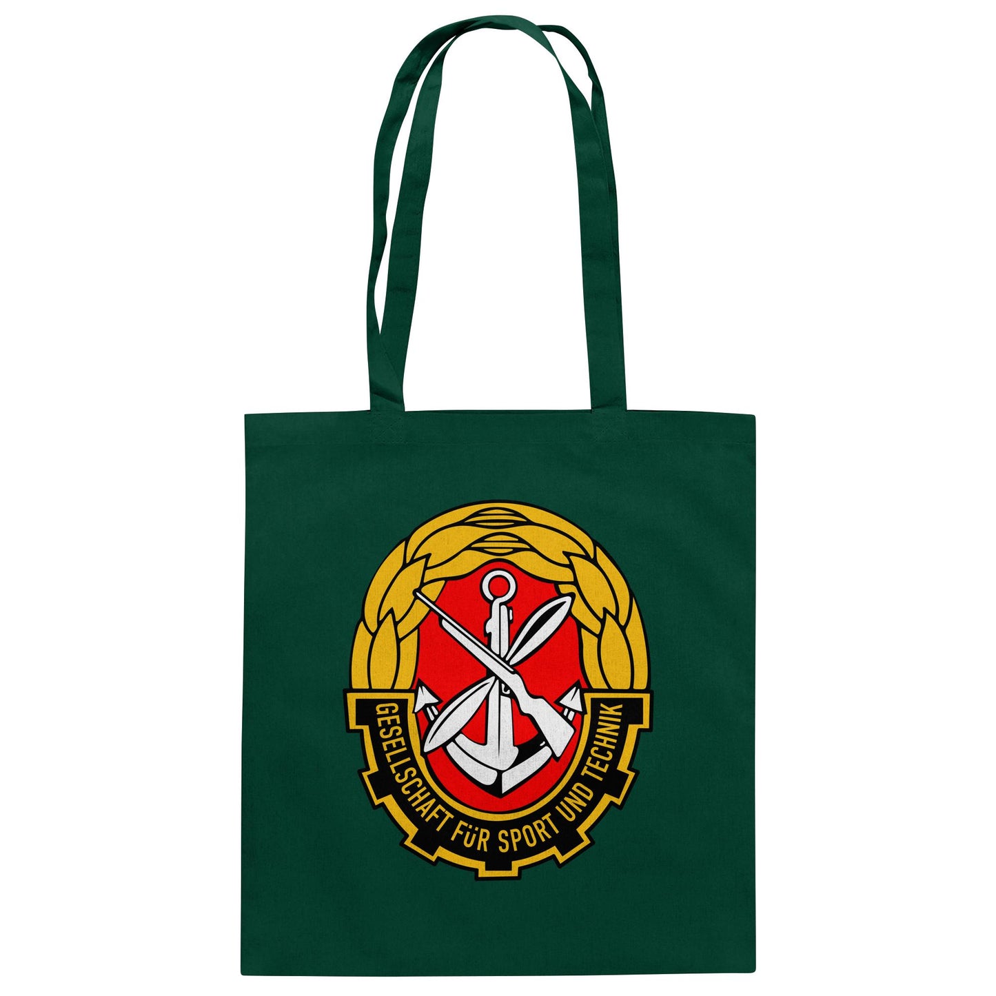 DDR Ostalgie Baumwolltasche • GST - GESELLSCHAFT FÜR SPORT UND TECHNIK