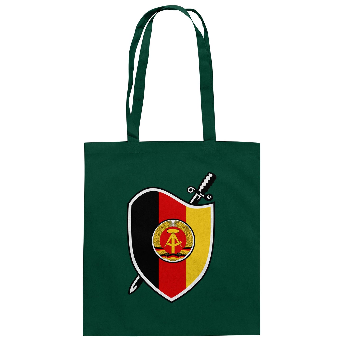 DDR Ostalgie Baumwolltasche • SIGNÉ STAATSSICHERHEIT (BRUST)