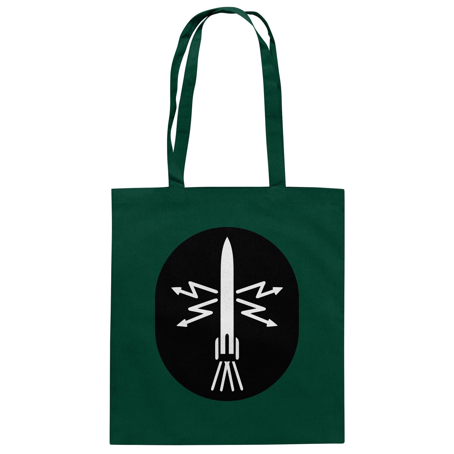 DDR Ostalgie Baumwolltasche • NVA EMBLEM - KANONIERE LUFTVERTEIDIGUNG