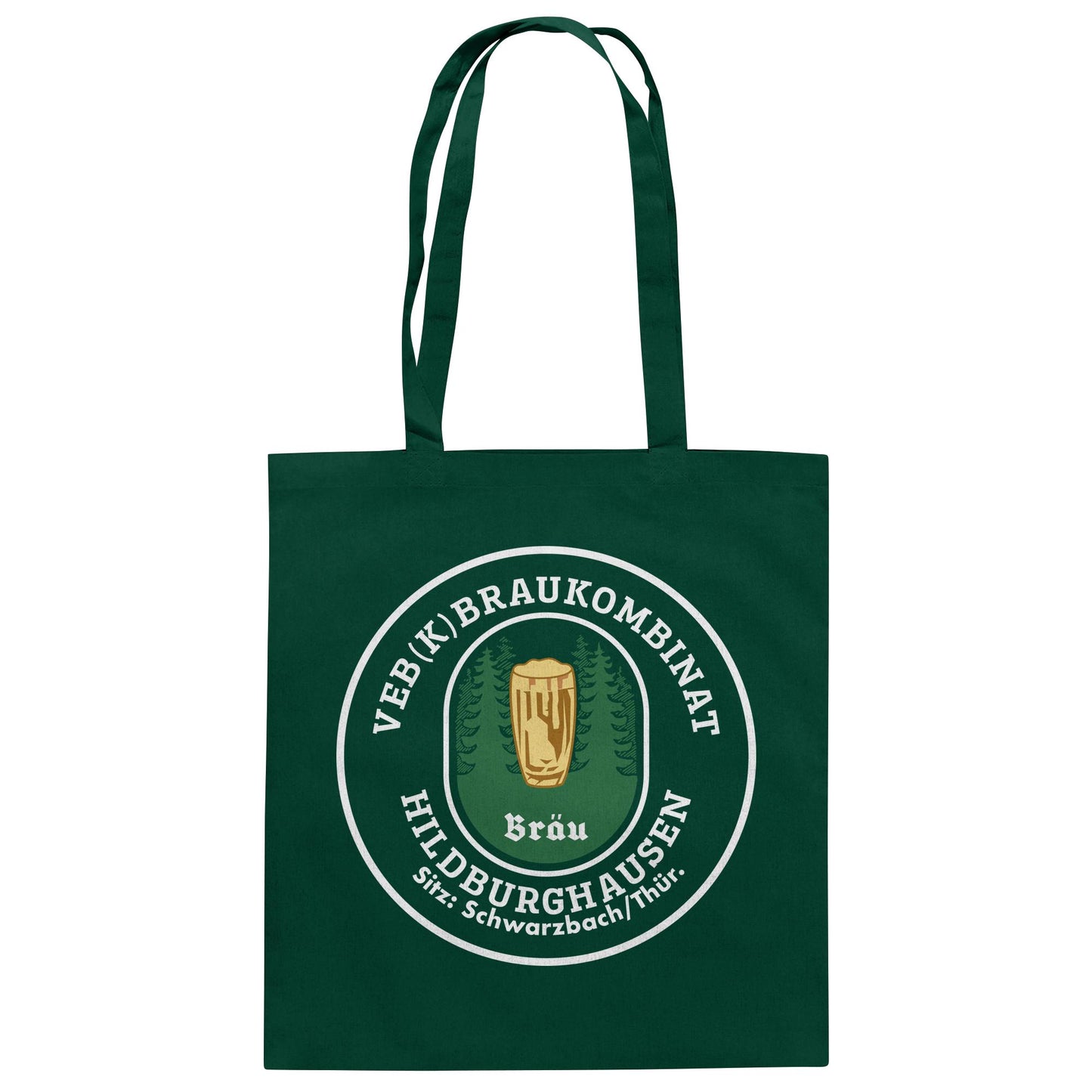 DDR Ostalgie Baumwolltasche • VEB BRAUKOMBINAT HILDBURGHAUSEN BIER