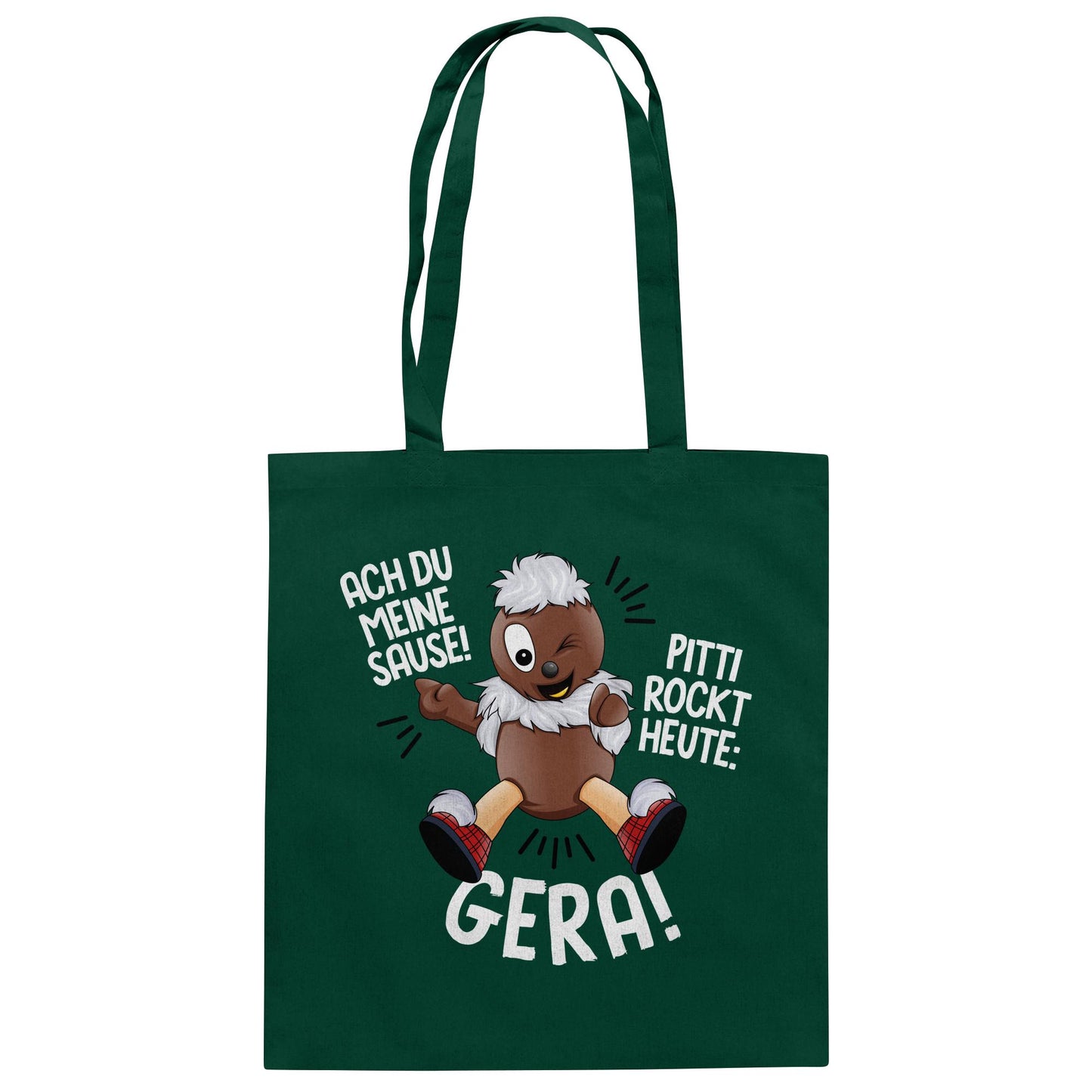 Pitti Stadt Nicki (Baumwolltasche) • PITTI ROCKT HEUTE GERA!