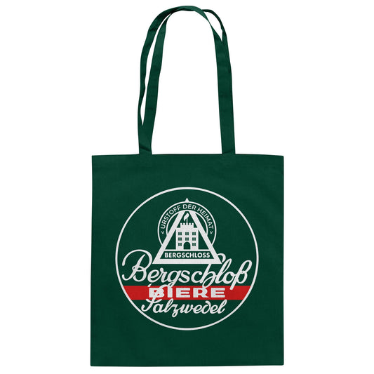 DDR Ostalgie Baumwolltasche • BERGSCHLOSS BIERE SALZWEDEL