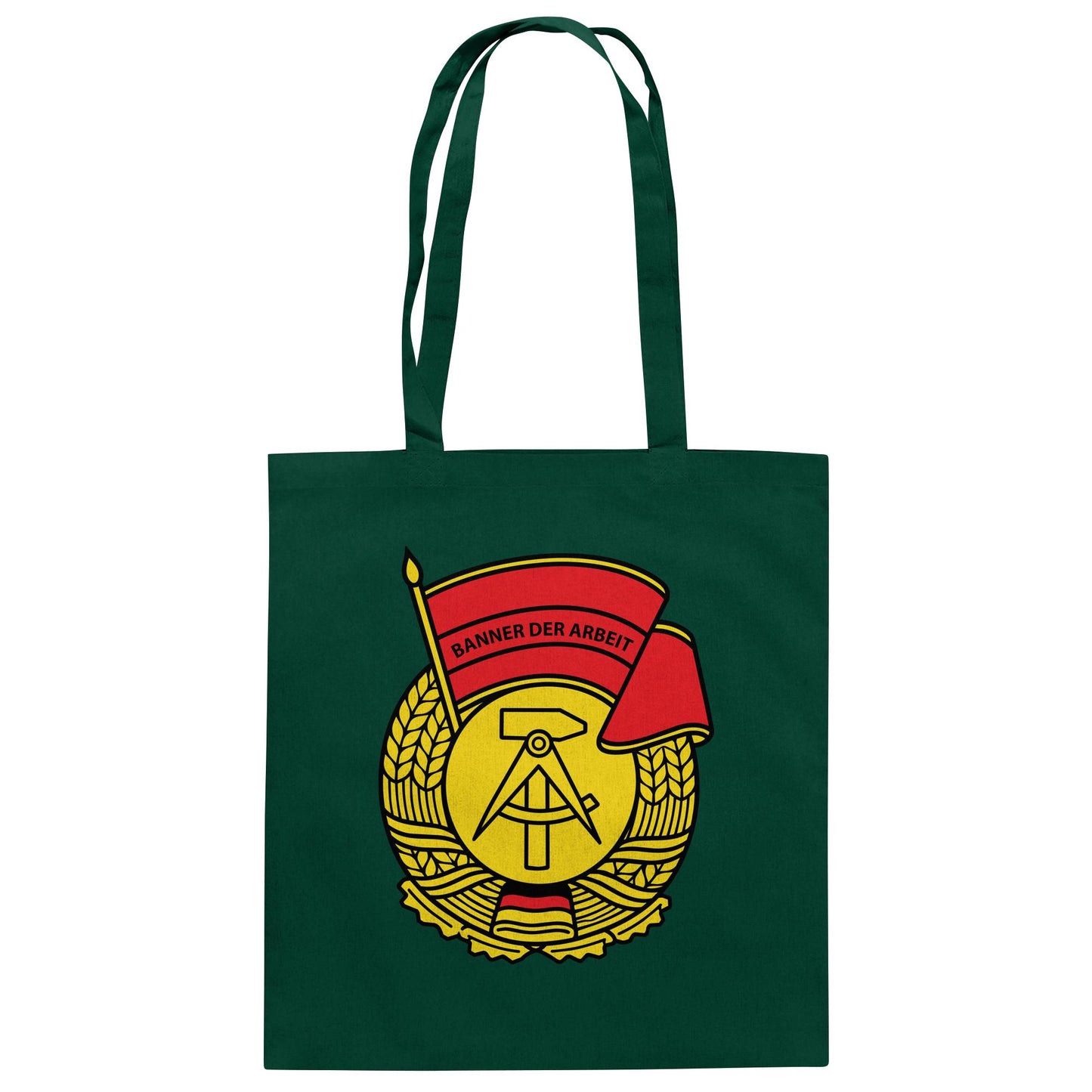 DDR Ostalgie Baumwolltasche • BANNER DER ARBEIT