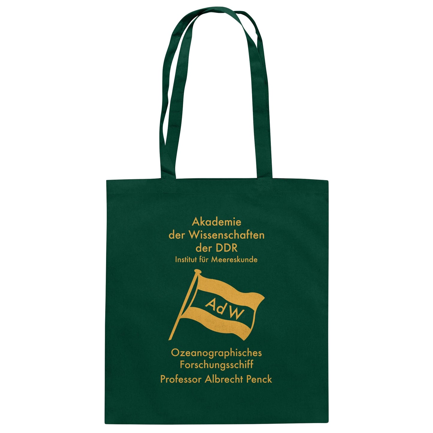 DDR Ostalgie Baumwolltasche • OZEONOGRAPHISCHES FORSCHUNGSSCHIFF ALBRECHT PENCK