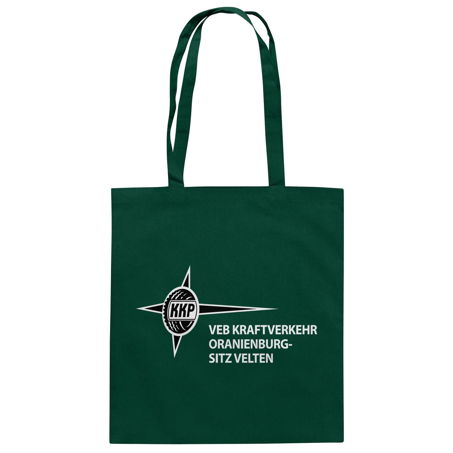 DDR Ostalgie Baumwolltasche • VEB KRAFTVERKEHR ORANIENBURG