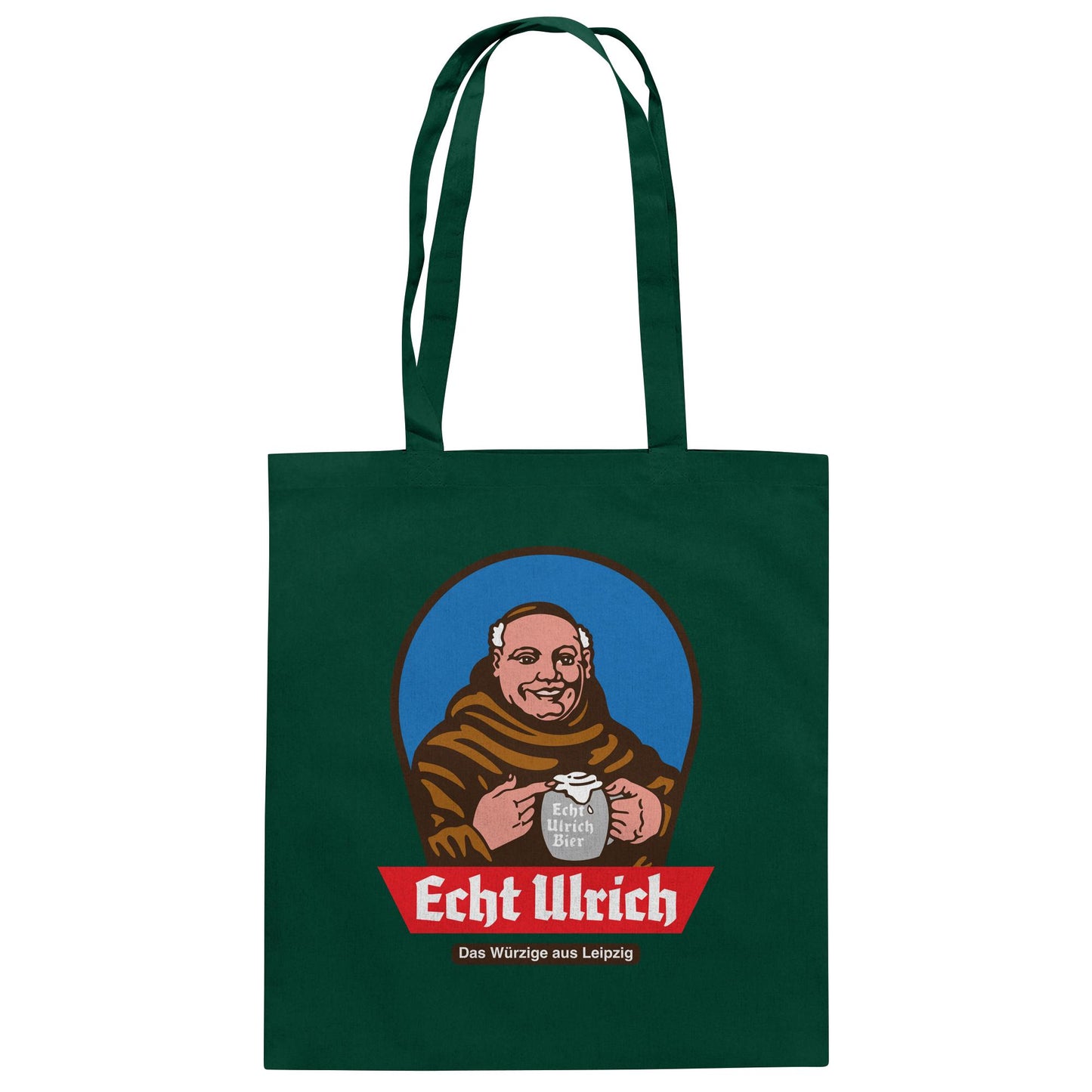 DDR Ostalgie Baumwolltasche • ECHT ULRICH BIER LEIPZIG
