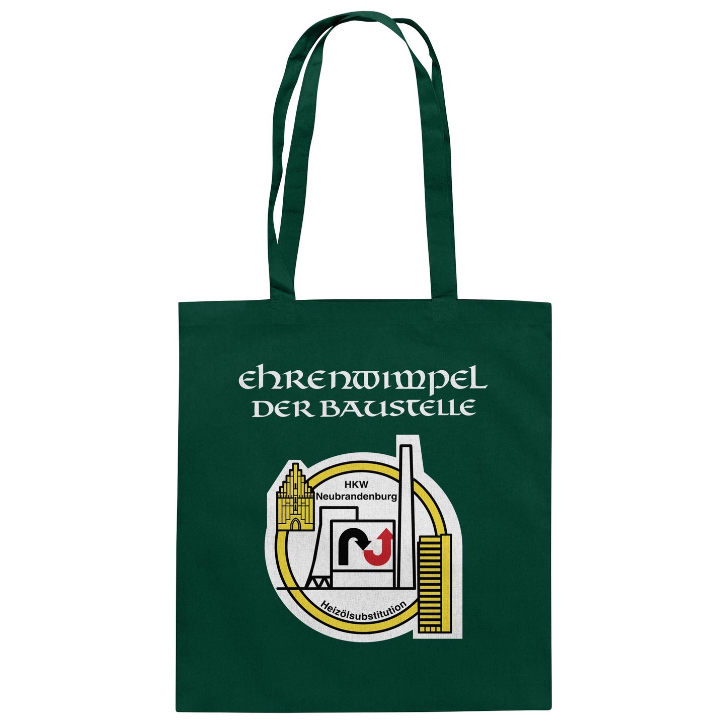 DDR Ostalgie Baumwolltasche • EHRENWIMPEL HKW NEUBRANDENBURG
