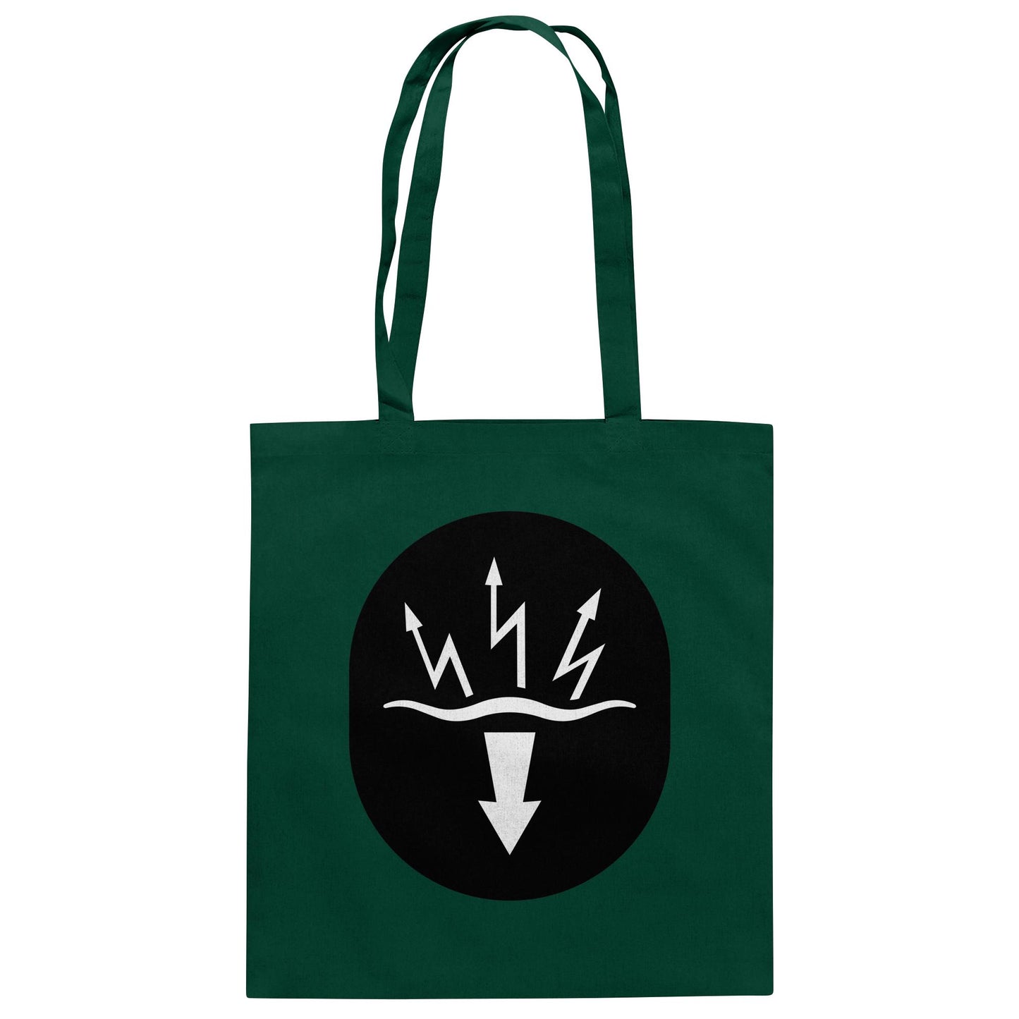 DDR Ostalgie Baumwolltasche • NVA EMBLEM - FUNKORTUNG