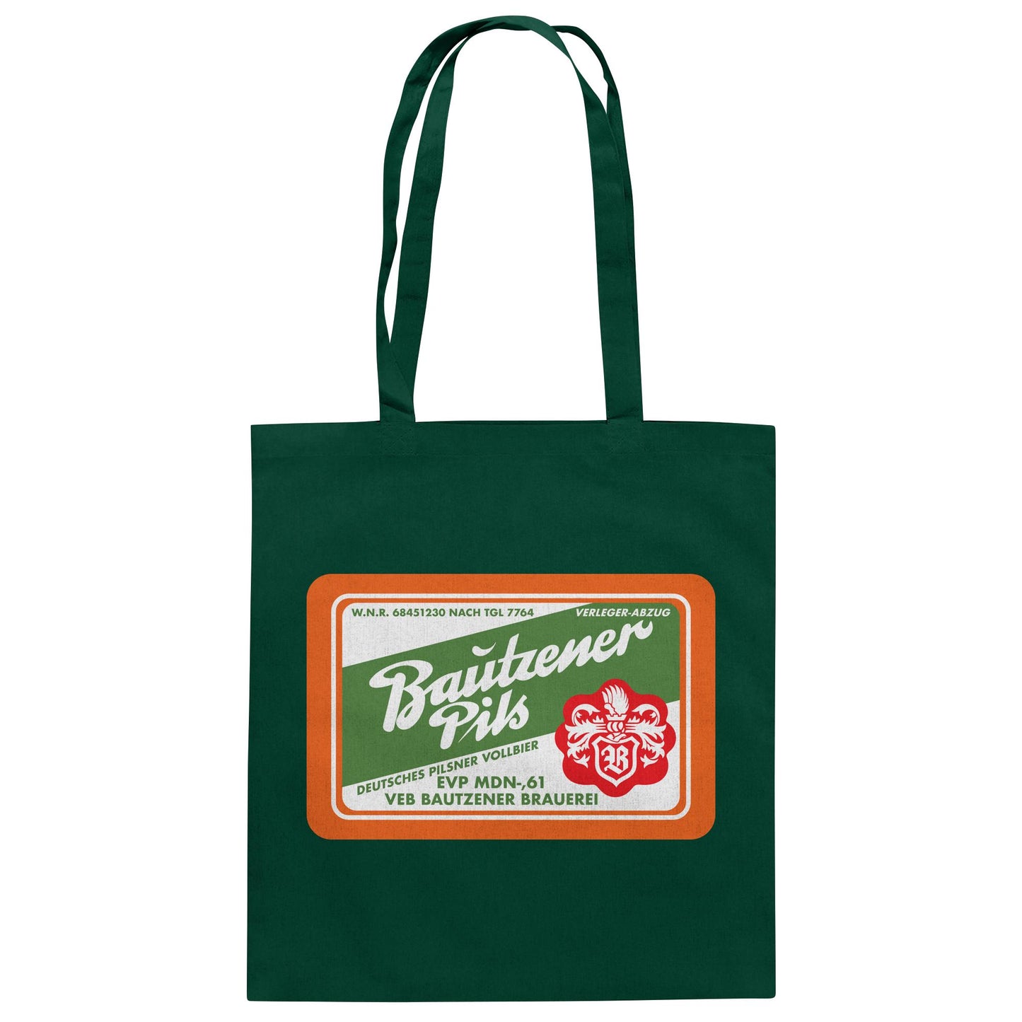 DDR Ostalgie Baumwolltasche • VEB BAUTZENER BRAUEREI