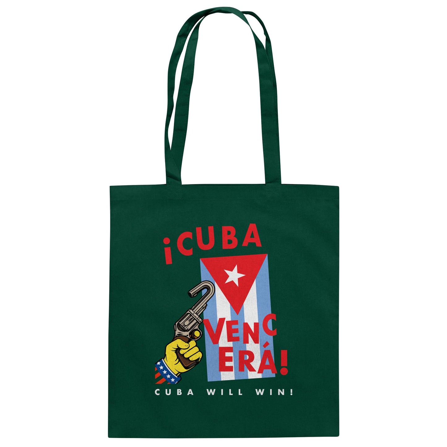 DDR Ostalgie Baumwolltasche • VENCERÁ! CUBA WILL WIN! (ORIGINAL POSTER KUBA)