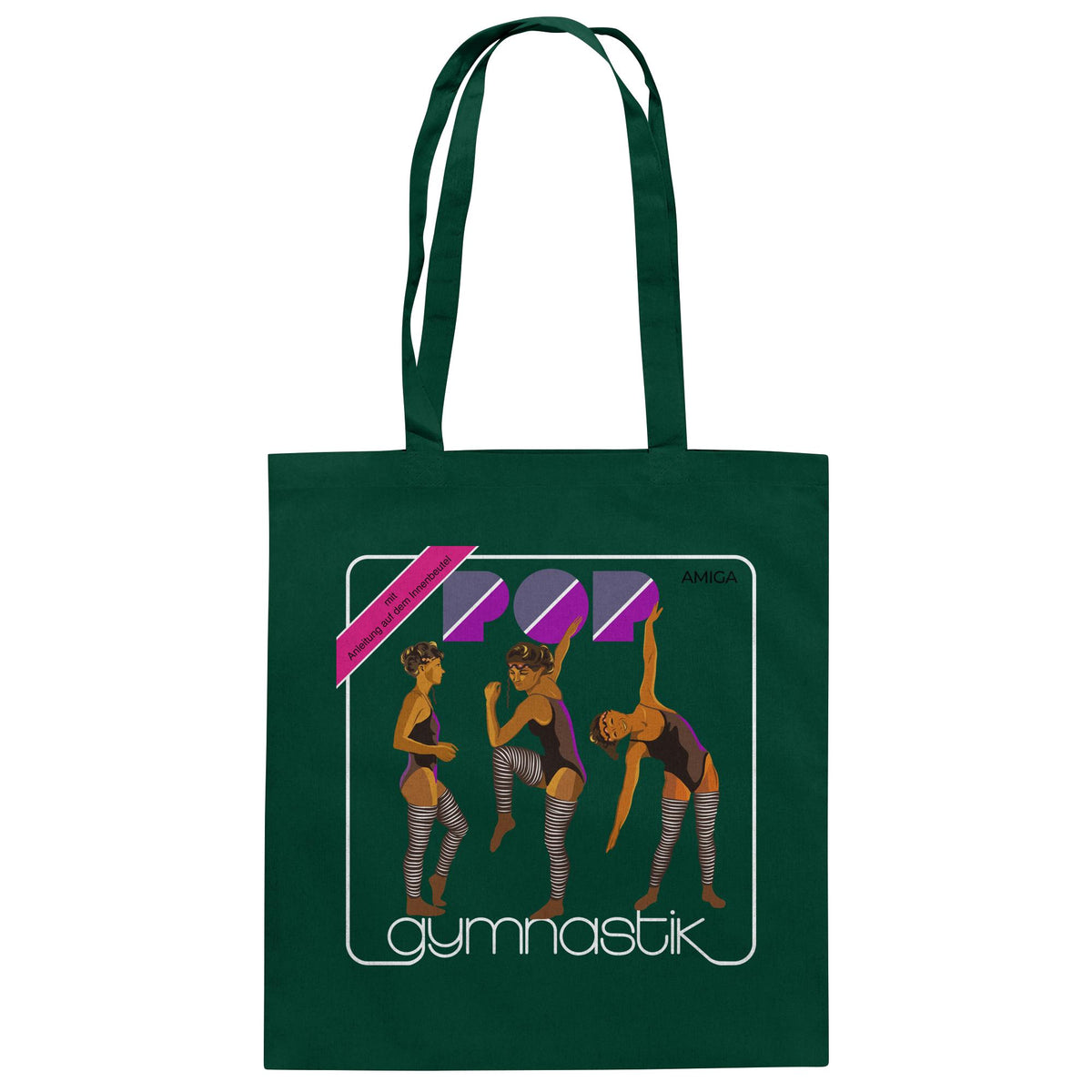 DDR Ostalgie Baumwolltasche • AMIGA POP-GYMNASTIK (ORIGINAL PLATTENCOVER)